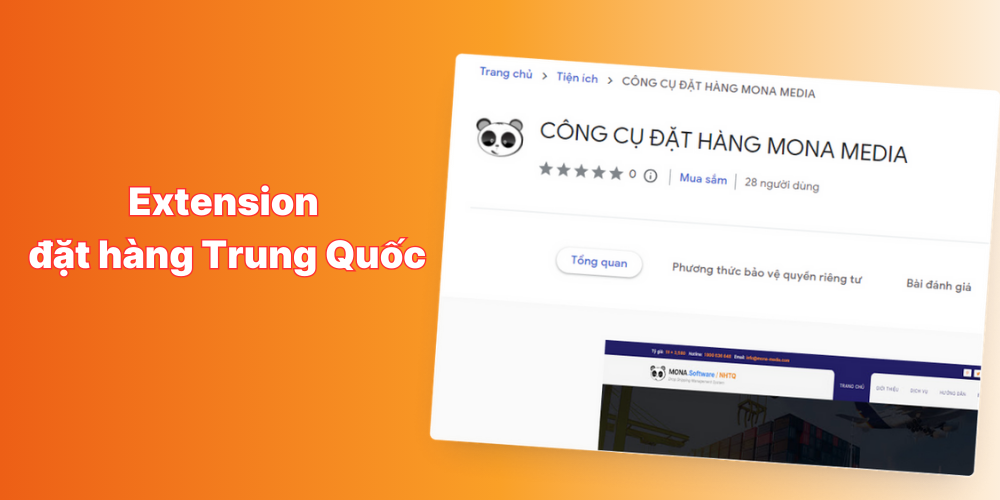 Extension đặt hàng Trung Quốc