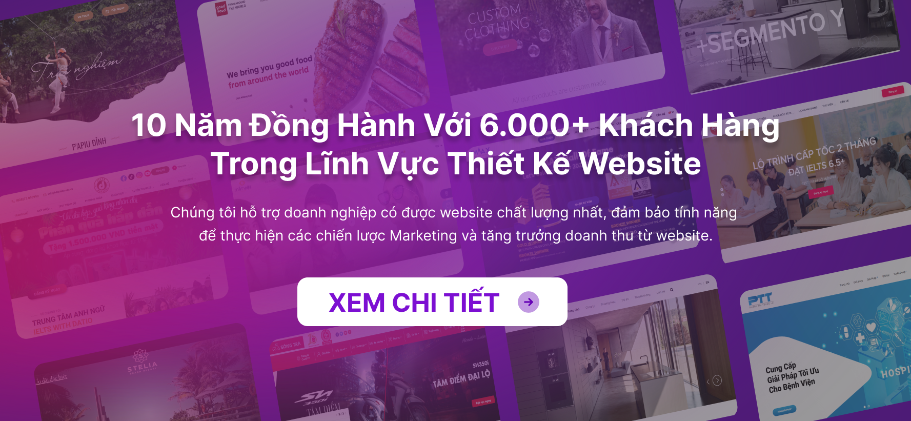 dự án thiết kế website