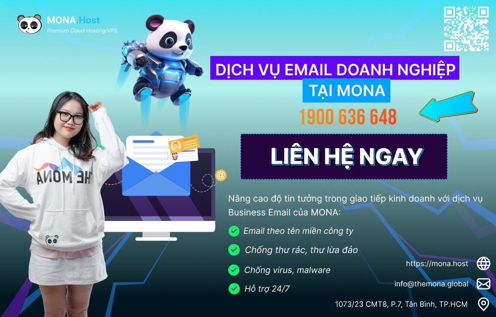 Dịch vụ email công ty tại MONA