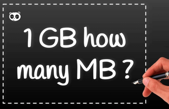 gb how many mb 1