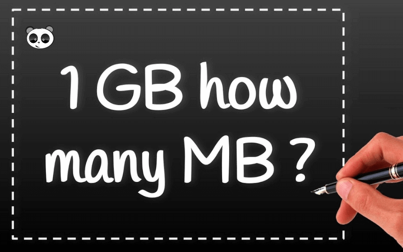 gb how many mb 1