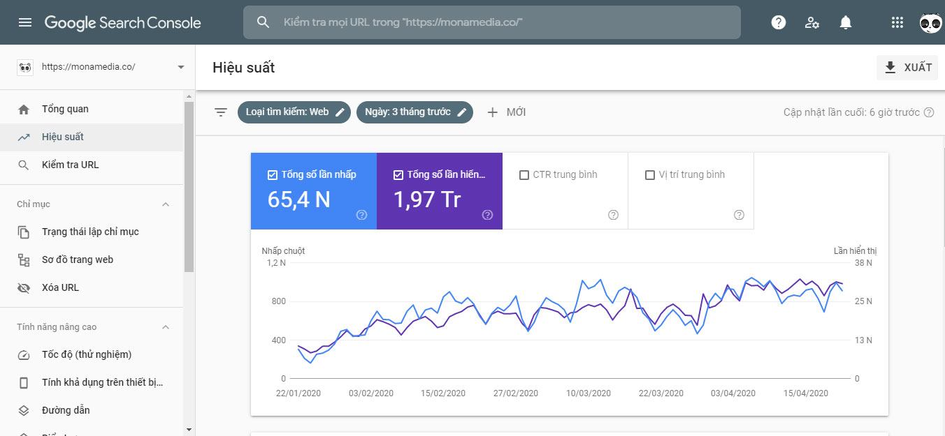 google search console