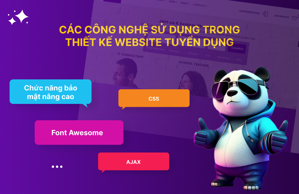 Các kỹ thuật trong thiết kế website tuyển dụng