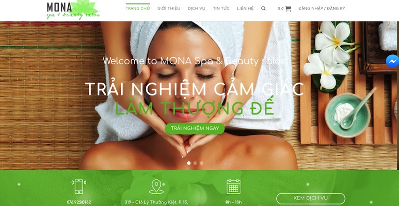 Tính năng cần có của website Spa - làm đẹp - thẩm mỹ