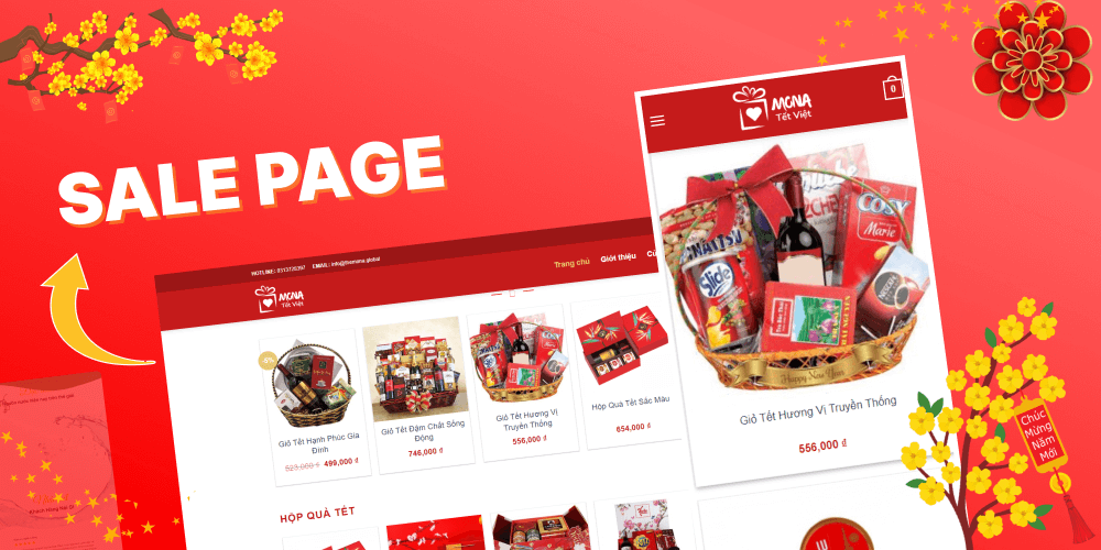 Landing page bán hàng