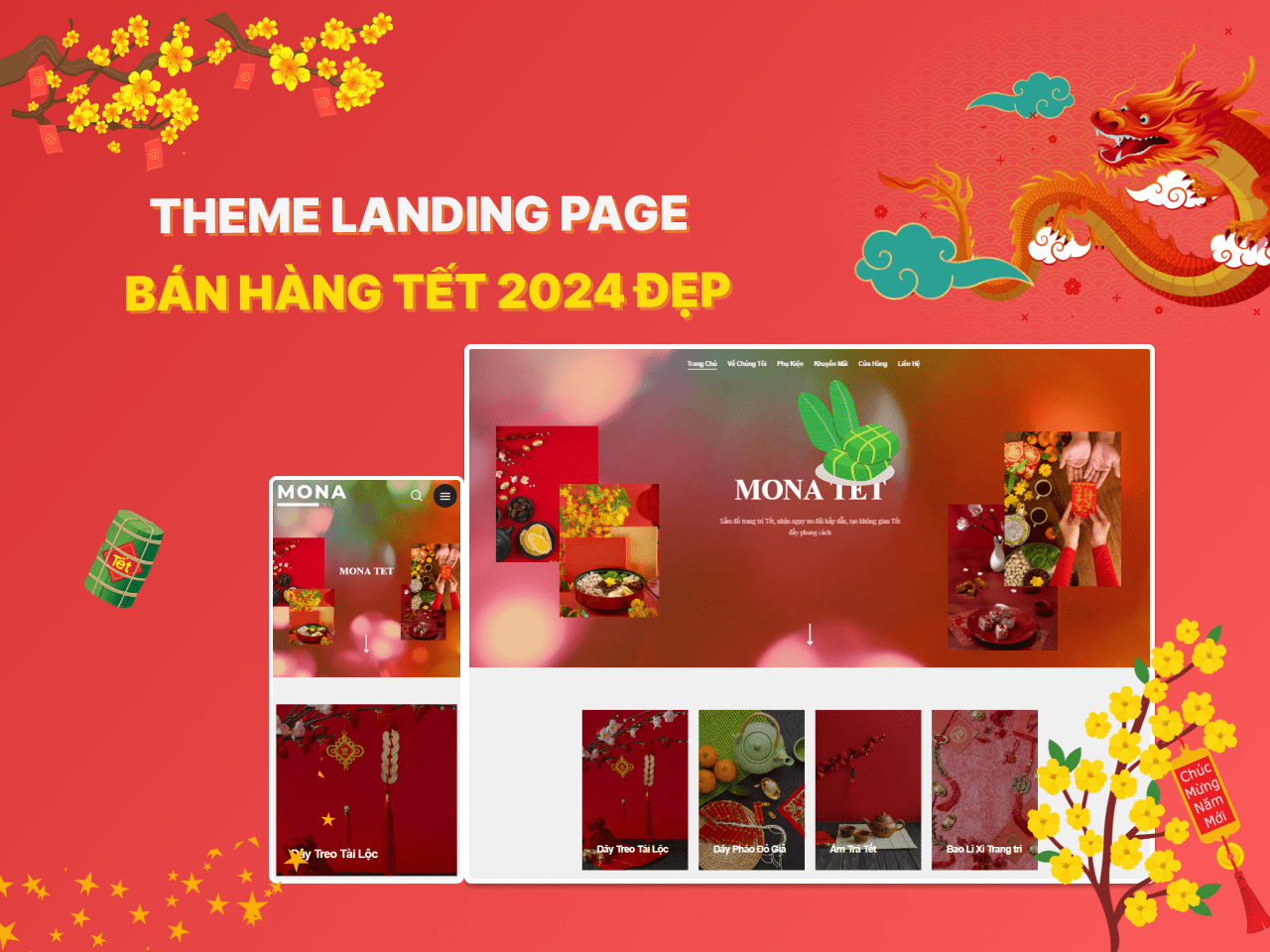 theme landing page ban hang tet 1