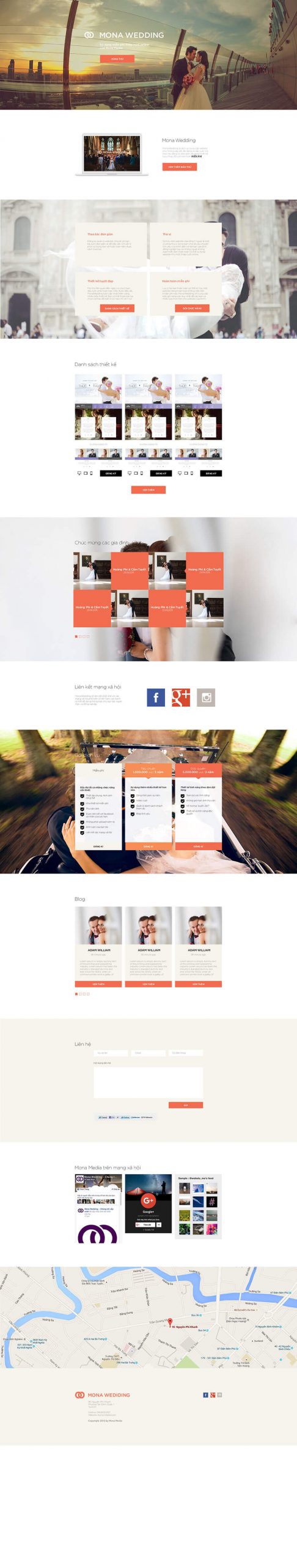 thiết kế website studio ảnh cưới, thiết kế website wedding, thiết kế web nhiếp ảnh chuyên nghiệp