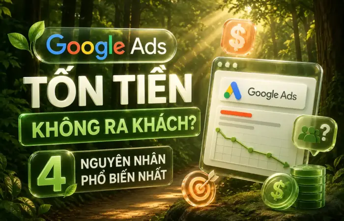 Google Ads Tốn Tiền Không Ra Khách? 4 Nguyên Nhân Phổ Biến Nhất khoads.com Khoads image Google Ads Ton Tien Khong Ra Khach 4 Nguyen Nhan Pho Bien Nhat